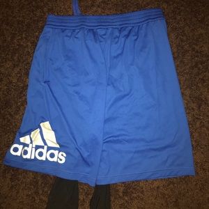 Adidas Mens “Crazy-light” 2-in-1 Basketball Shorts